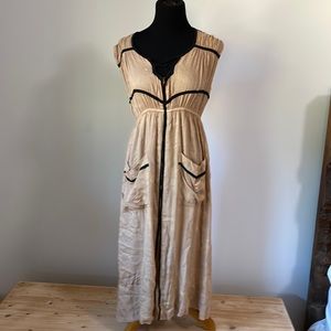 Black and brown dress.